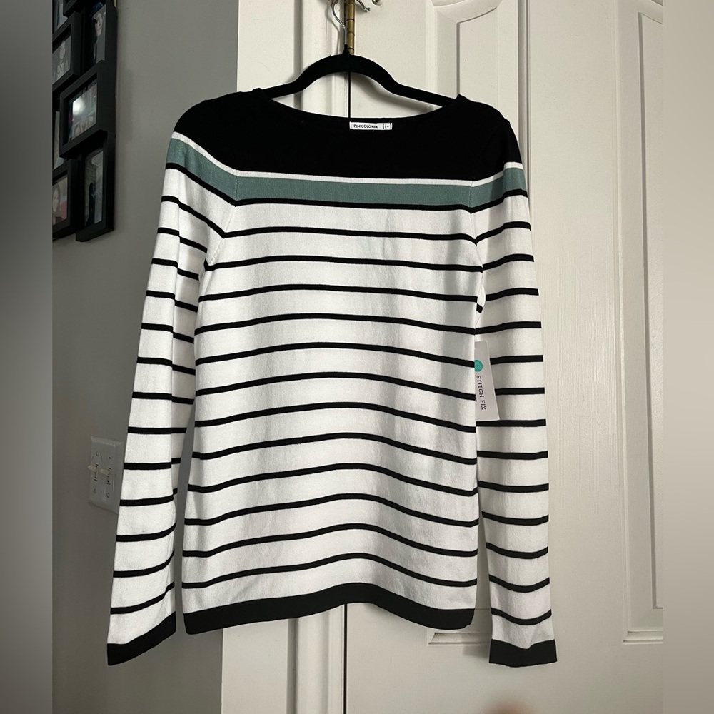 StitchFix NWT Pink Clover Jeanette Sweater Top - size S